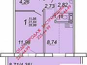 1-комнатная квартира, 35 м², 5/10 эт. Челябинск