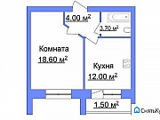 1-комнатная квартира, 40 м², 1/6 эт. Ярославль