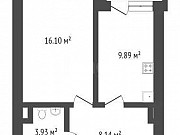 1-комнатная квартира, 38 м², 1/3 эт. Улан-Удэ
