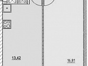 1-комнатная квартира, 42 м², 8/22 эт. Ярославль