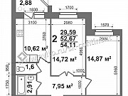 2-комнатная квартира, 54 м², 2/5 эт. Ковров