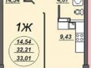 1-комнатная квартира, 33 м², 6/11 эт. Барнаул