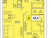 1-комнатная квартира, 44 м², 2/12 эт. Архангельск