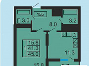 1-комнатная квартира, 45 м², 17/32 эт. Самара