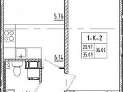 1-комнатная квартира, 36 м², 9/19 эт. Санкт-Петербург