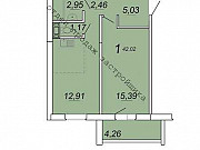 1-комнатная квартира, 42 м², 10/10 эт. Челябинск