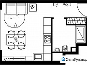 1-комнатная квартира, 27 м², 20/39 эт. Москва