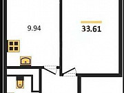 1-комнатная квартира, 34 м², 9/19 эт. Краснодар