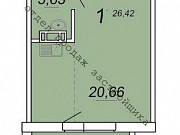 Студия, 26 м², 1/10 эт. Челябинск