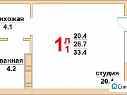 1-комнатная квартира, 33 м², 26/30 эт. Екатеринбург