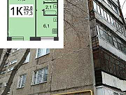 1-комнатная квартира, 32 м², 1/9 эт. Нижний Новгород