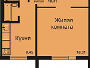 1-комнатная квартира, 40 м², 7/10 эт. Магнитогорск