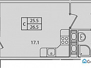 Студия, 26 м², 5/16 эт. Санкт-Петербург