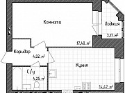 1-комнатная квартира, 41 м², 5/5 эт. Ярославль