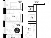 3-комнатная квартира, 85 м², 23/31 эт. Москва