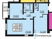 2-комнатная квартира, 58 м², 15/25 эт. Санкт-Петербург