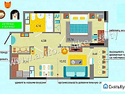 2-комнатная квартира, 47 м², 9/24 эт. Ижевск