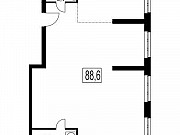 3-комнатная квартира, 88 м², 4/26 эт. Москва