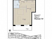 1-комнатная квартира, 51 м², 5/14 эт. Москва