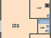 1-комнатная квартира, 33 м², 2/5 эт. Чебоксары