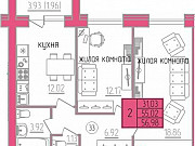 2-комнатная квартира, 57 м², 5/6 эт. Киров