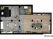 2-комнатная квартира, 74 м², 1/4 эт. Красная Поляна
