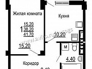 1-комнатная квартира, 38 м², 5/13 эт. Белгород