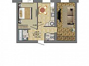 2-комнатная квартира, 52 м², 3/3 эт. Высокая Гора