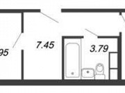 1-комнатная квартира, 39 м², 7/12 эт. Санкт-Петербург