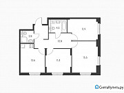 2-комнатная квартира, 72 м², 20/28 эт. Москва