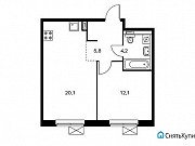 1-комнатная квартира, 42 м², 11/14 эт. Мытищи