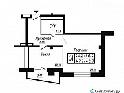 1-комнатная квартира, 49 м², 7/16 эт. Сургут