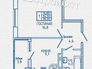 1-комнатная квартира, 38 м², 3/18 эт. Ставрополь