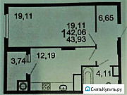 1-комнатная квартира, 46 м², 2/18 эт. Рязань