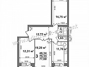 3-комнатная квартира, 77 м², 2/5 эт. Ковров