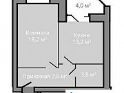 1-комнатная квартира, 44 м², 8/9 эт. Ярославль