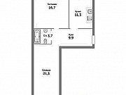 2-комнатная квартира, 66 м², 5/9 эт. Зеленоградск