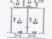 2-комнатная квартира, 41 м², 3/6 эт. Москва