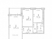 2-комнатная квартира, 43 м², 1/9 эт. Пермь