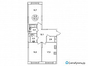 2-комнатная квартира, 70 м², 16/25 эт. Москва