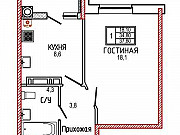 1-комнатная квартира, 37 м², 9/18 эт. Ставрополь