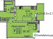 1-комнатная квартира, 41 м², 11/24 эт. Краснодар