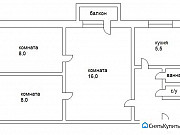 3-комнатная квартира, 48 м², 3/5 эт. Махачкала