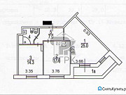 2-комнатная квартира, 70 м², 19/22 эт. Москва