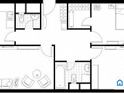 3-комнатная квартира, 88 м², 20/20 эт. Москва