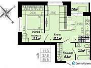 1-комнатная квартира, 38 м², 15/25 эт. Екатеринбург