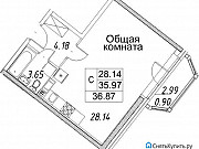 Студия, 39 м², 4/12 эт. Санкт-Петербург