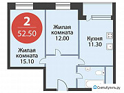 2-комнатная квартира, 52 м², 18/23 эт. Москва