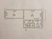 2-комнатная квартира, 44 м², 5/5 эт. Кемерово