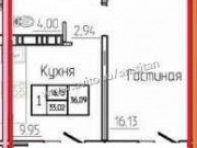 1-комнатная квартира, 37 м², 10/17 эт. Оренбург